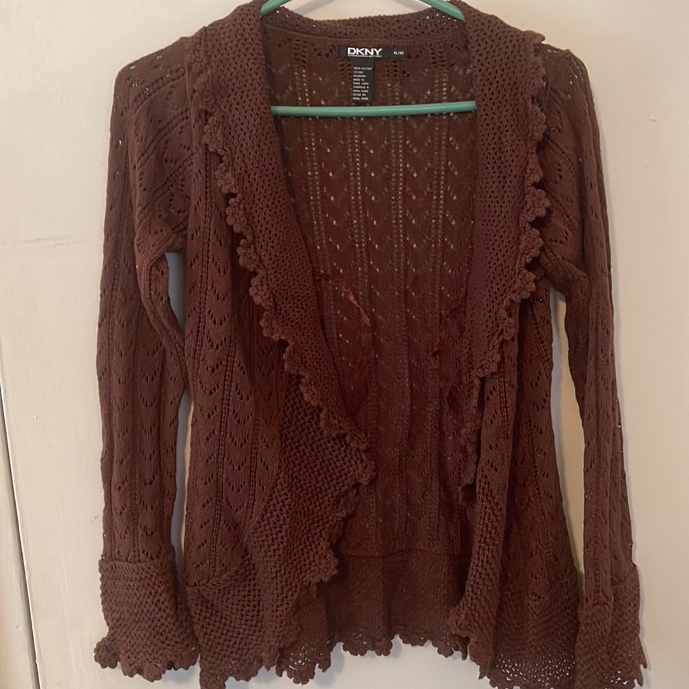 DKNY brown sweater